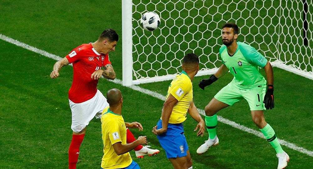 بالفيديو... أهداف مباراة البرازيل وسويسرا 1-1