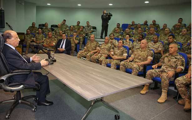 زار كليّة الأركان واستقبل مطارنة الكاثوليك في أميركا
عون: لتسهيل عودة النازحين ولا يُمكن للقدس أن تكون لفريق ديني دون الآخر
قائد الجيش: الوضع الأمني ممسوك ومديريّة المخابرات تسبق الإرهاب بخطوة