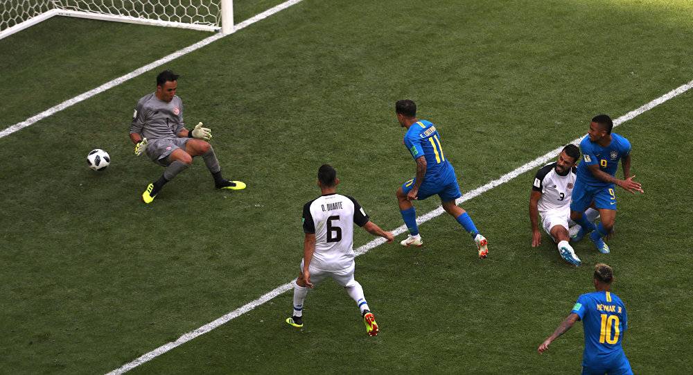 البرازيل تفوز على كوستاريكا (2-0)
