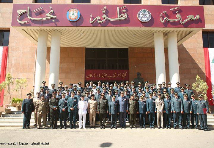 ملاك ممثلا قائد الجيش في تخريج دورة الأركان ال32 : مستمرون بالدفاع عن لبنان