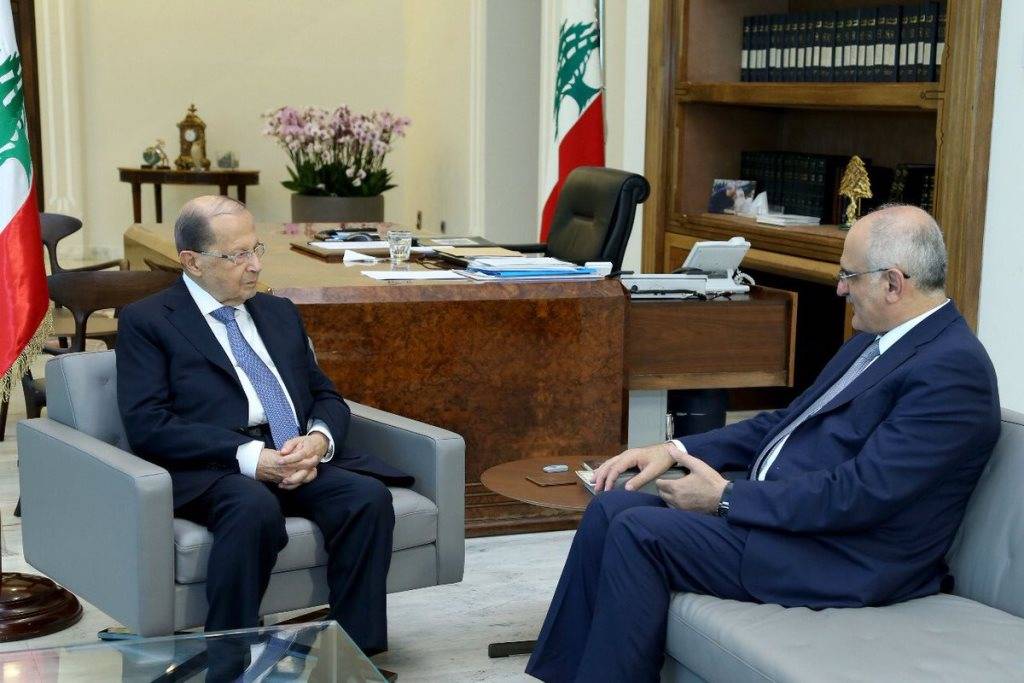الرئيس عون التقى وزير المالية