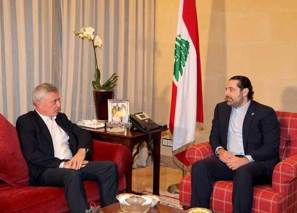الحريري استقبل سليمان فرنجية في بيت الوسط يرافقه فنيانوس بحضور خوري