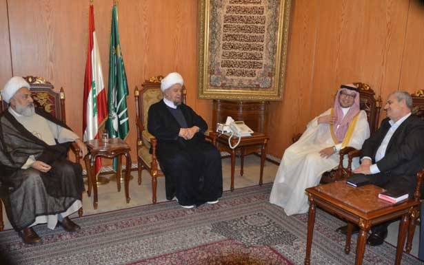 قبلان استقبل بخاري مهنئا