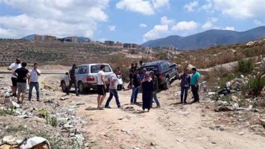 اهالي بلدتي حبوش وعربصاليم واصلوا تحركهم لمنع رمي النفايات