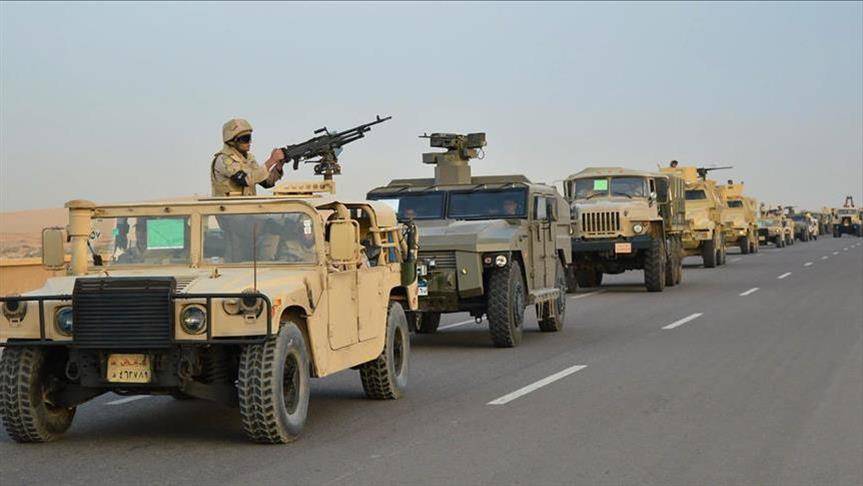 الجيش المصري يعلن مقتل 32 مسلحًا في مواجهات 