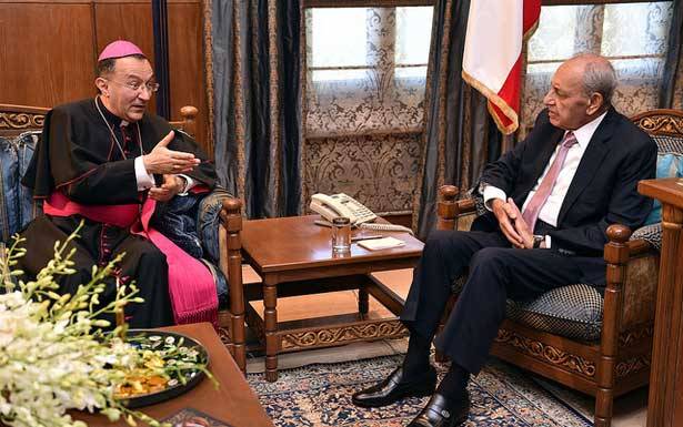بري استقبل السفير البابوي ومجموعة العمل الاميركية من اجل لبنان
