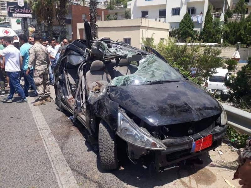 بالتفاصيل.. 3 قتلى و 3 جرحى في حادث المسلك الشرقي لأوتوستراد العقيبة كسروان