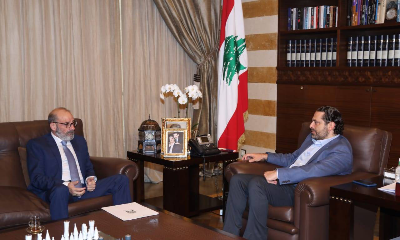الحريري عرض الاوضاع مع الصراف وكيدانيان