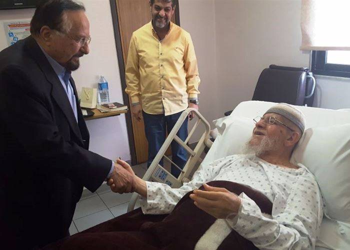 النابلسي استقبل شخصيات وتلقى اتصالات للاطمئنان إلى صحته