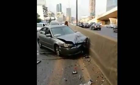 بالفيديو.. حادث سير مروّع على طريق انطلياس