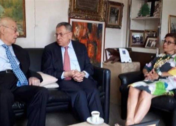السنيورة بعد لقائه الحص: لا وجود لموقع حكومي محصور بطائفة