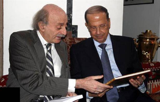 عون يتصل بوليد جنبلاط