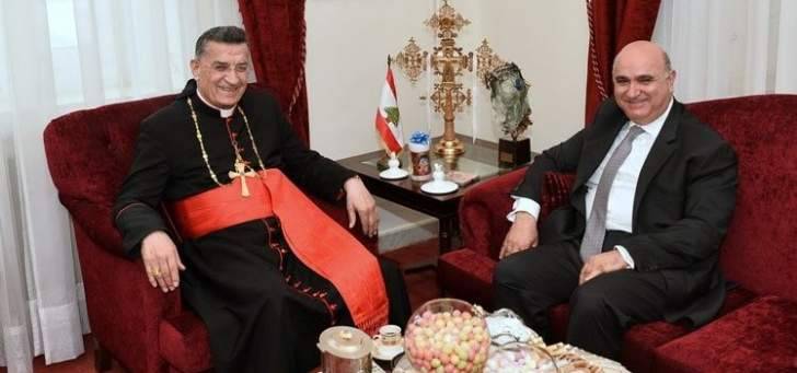الدكاش زار الراعي موفدا من جعجع:"القوات" ستبقى داعمة للعهد حتى النهاية