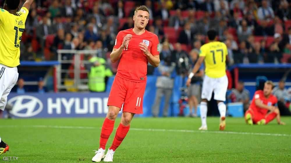 مهاجم إنجلترا فاردي قد يغيب عن لقاء السويد