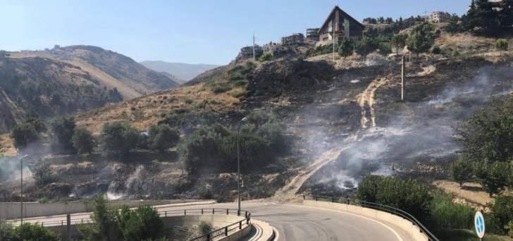 الدفاع المدني: إخماد 3 حرائق أعشاب في الغازية وأبلح وعين الذوق