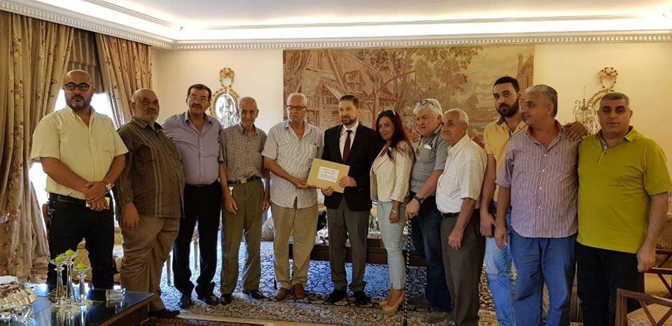 كرامي التقى لجنة الدفاع عن حقوق المستأجرين
