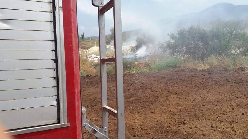 اخماد حريق في رشدبين الكورة