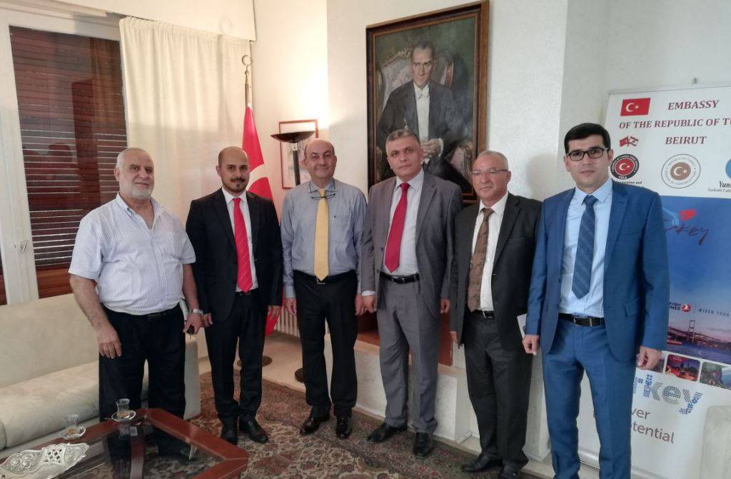 وفد جمعيات الصداقة اللبنانية التركية زار السفير التركي
