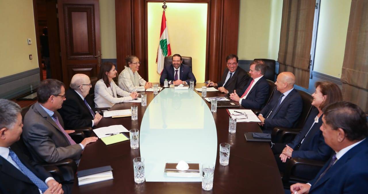 الحريري بحث مع كارديل وريتشارد الاوضاع العامة