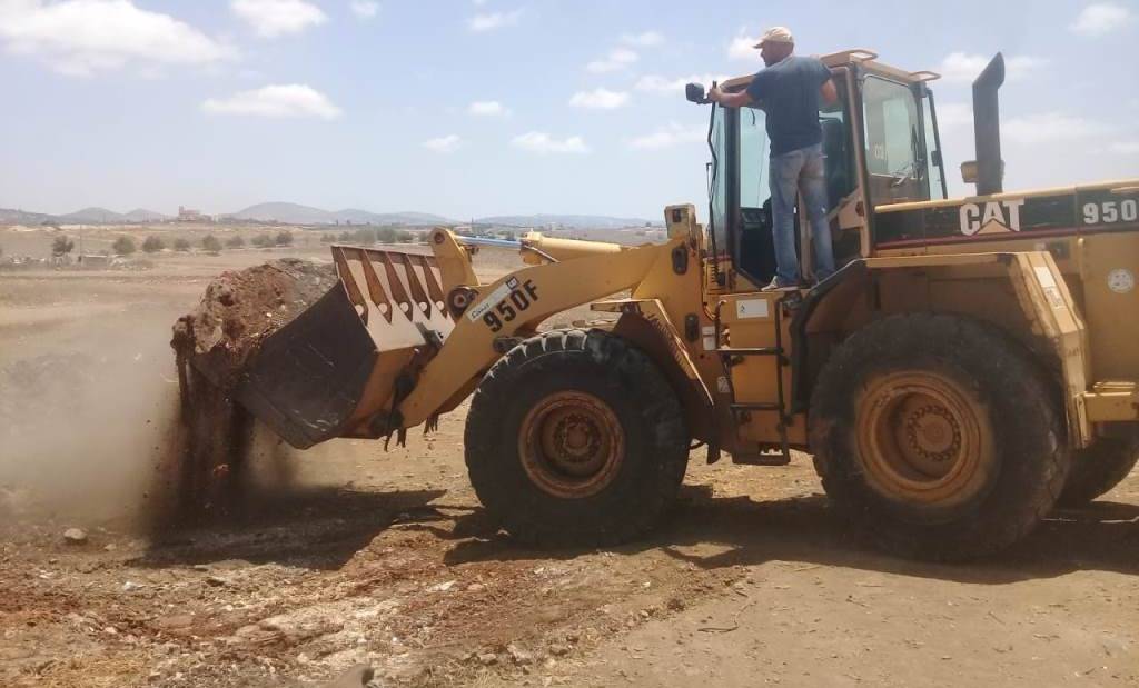 شبان من النبطية الفوقا أقفلوا مكب النفايات عند أطراف البلدة