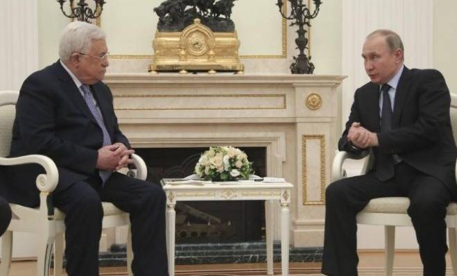 الكرملين: بوتين وعباس يبحثان نقل السفارة الأميركية للقدس السبت