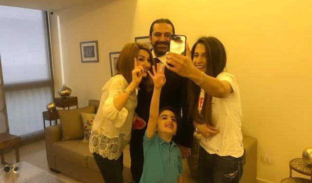 بالصور: الحريري يدعم ميساء رعد ضد السرطان