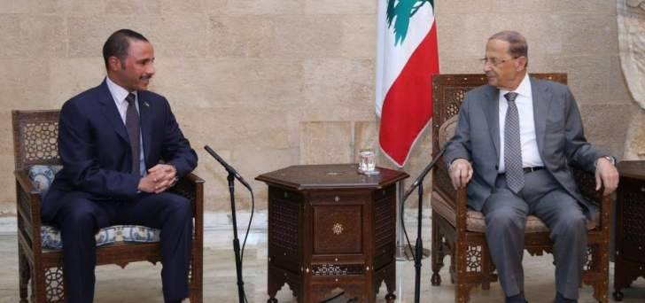 مرزوق الغانم من بعبدا: ليس هناك من حظر على زيارة الكويتيين الى لبنان