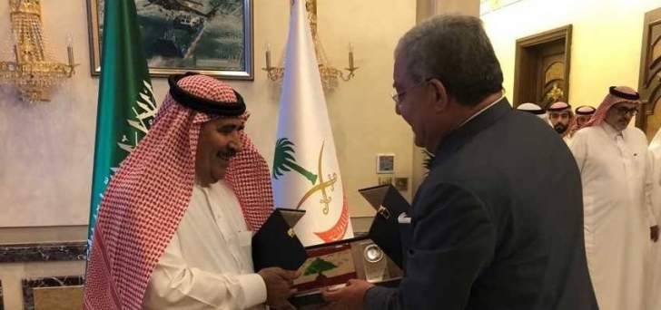 المشنوق استقبل رئيس جهاز الإستخبارات ورئيس جهاز امن الدولة السعوديين في جدة