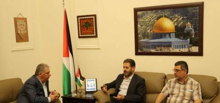 دبور يلتقي قيادة الجهاد الاسلامي في لبنان التقى سفير دولة فلسطين