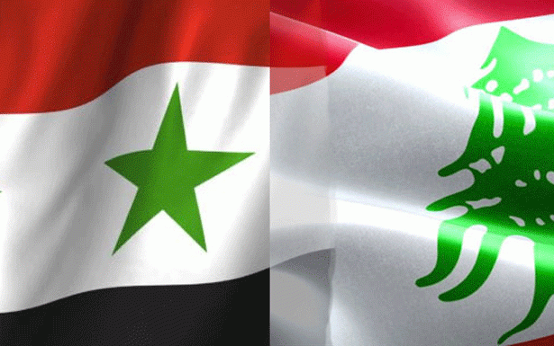 العلم اللبناني والعلم السوري