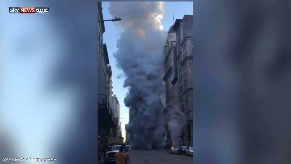 بالفيديو.. انفجار "بخاري" ضخم يثير الرعب في نيويورك