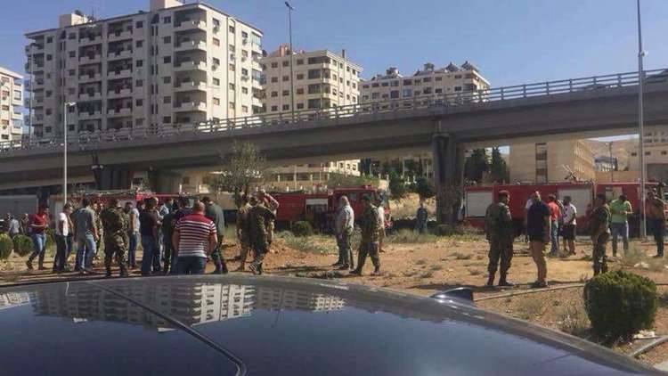 انفجار في منطقة مشروع دمر شمال مدينة دمشق