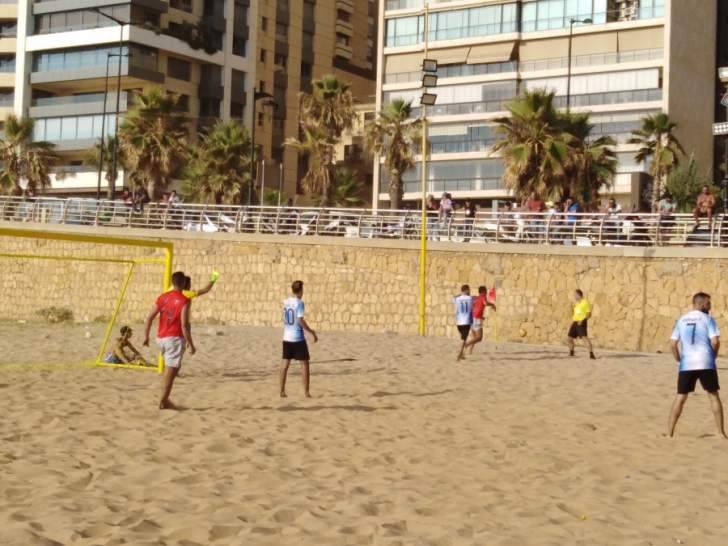 فوز الريجي والجيش في بطولة لبنان للشاطئية