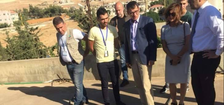 السفير الالماني زار مركز "بنا" للتدريب المهني