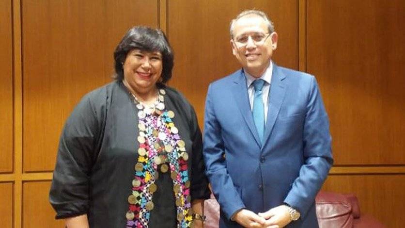 وزيرة الثقافة المصرية أشادت بمهرجانات بعلبك: أم كلثوم أسطورة