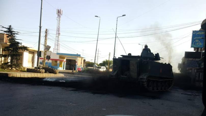 الجيش يعيد فتح طريق بريتال بعد قطعها