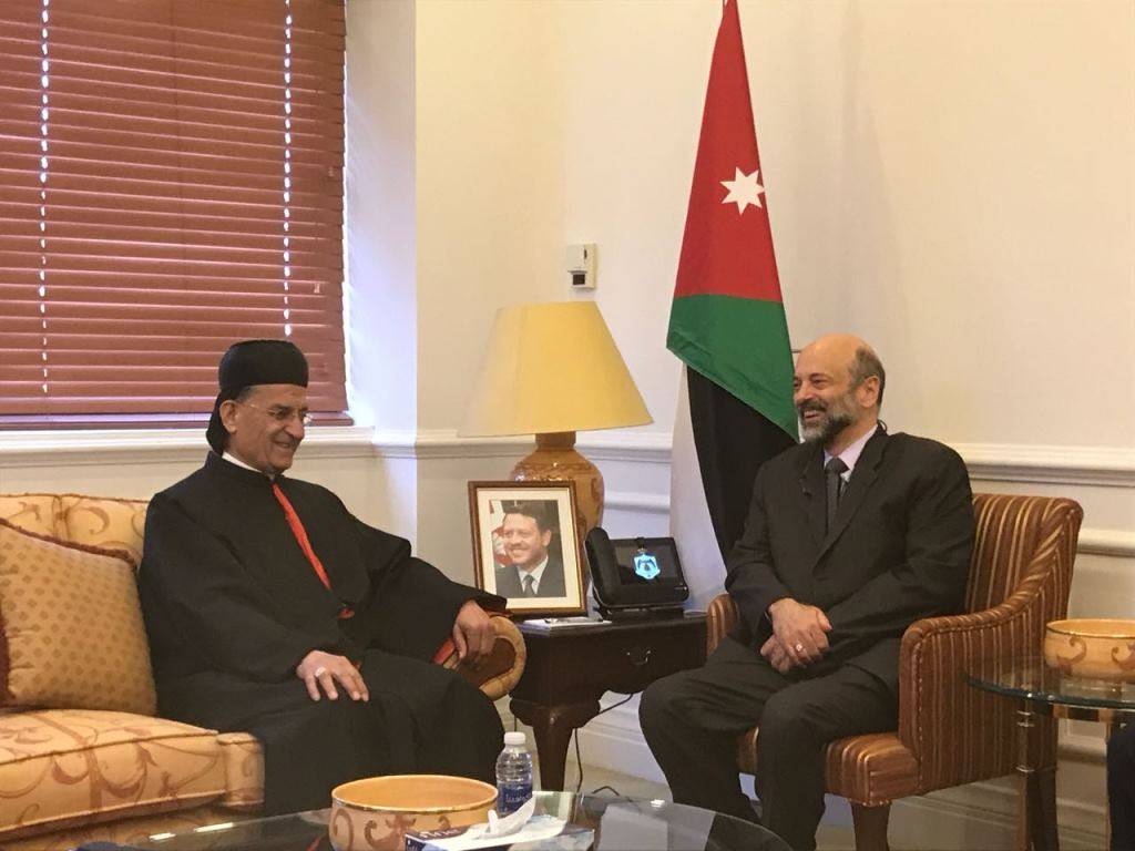 الراعي التقى رئيس وزراء الاردن ووزيرة السياحة