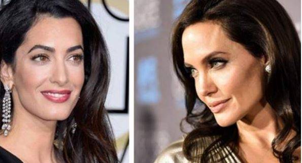 ما حقيقة الخلاف بين أنجلينا جولي وأمل كلوني؟وما علاقة براد بيت بالموضوع؟
