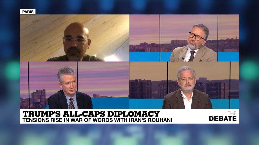 Trump's all-caps diplomacy: Tensions rise in war of words with Iran's Rouhani