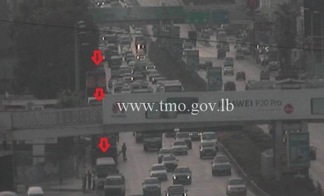 تحرك اتحادات ونقابات قطاع النقل البري بدأ.. هذه الطرقات قُطعت