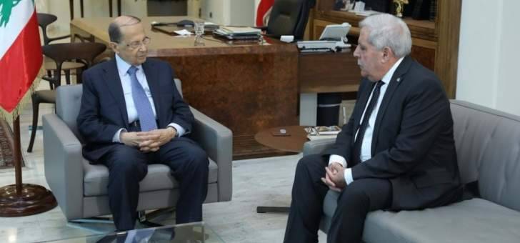 الرئيس عون استقبل النائب السابق فيصل الداوود