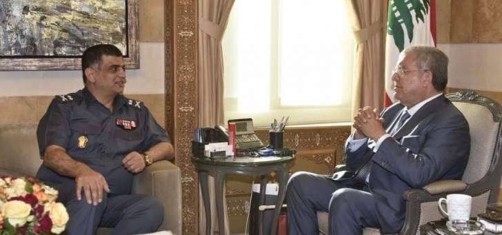 المشنوق استقبل عثمان وهنّأه على يقظة قوى الأمن الداخلي
