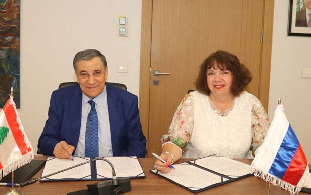إتفاقيّة تعاون بين غرفتي جبل لبنان
و«نوفورسيسك» لتشجيع التعاون والإستثمار