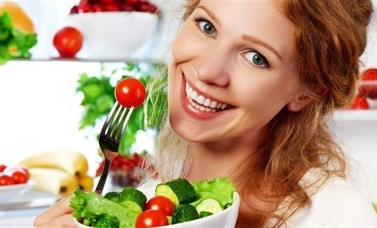 تناول 5 حصص من الخضروات والفواكه يومياً