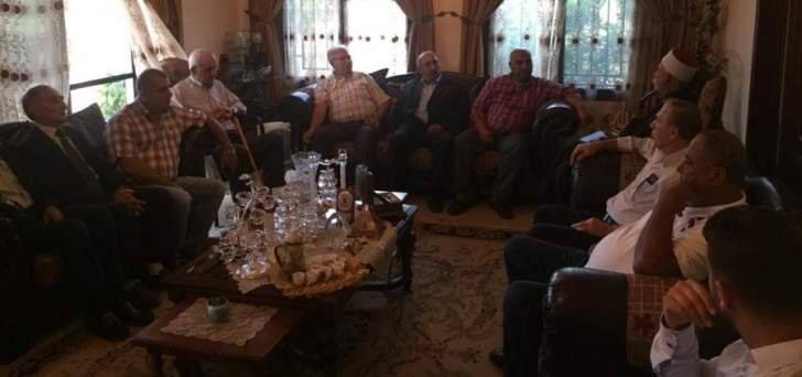 وفد من الحزب الشيوعي يزور الشيخ سليمان جمال الدين شجاع معزياً بضحايا السويداء