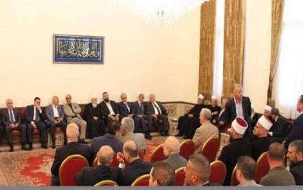 دار الطائفة الدرزية غصّت بالشخصيات والوفود المعزية بشهداء السويداء