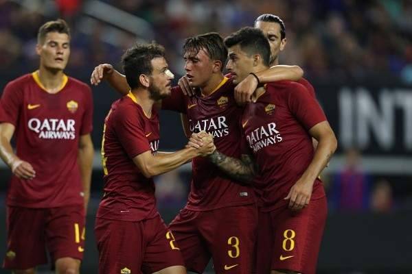 فوز كبير لروما على برشلونة في كاس الابطال الدولية