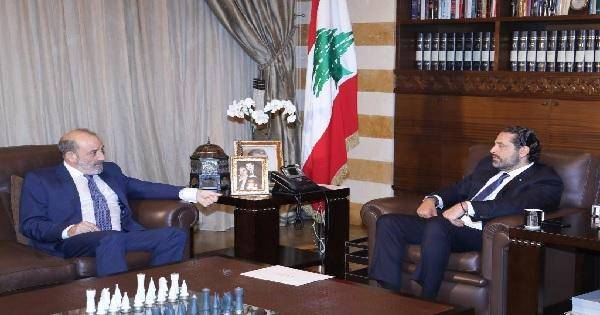 الحريري عرض الاوضاع مع الصراف واستقبل متسلقة الجبال جويس عزام