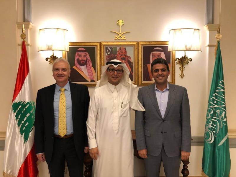 الحواط عرض مع بخاري تعزيز العلاقات بين لبنان والسعودية