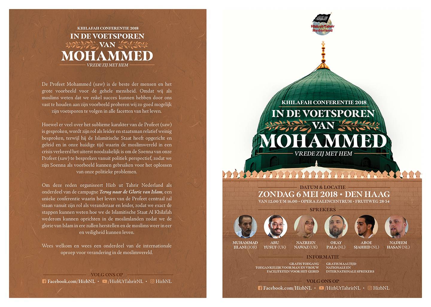 Khilafah Conferentie 2018: In de voetsporen van Mohammed (vrede zij met hem)